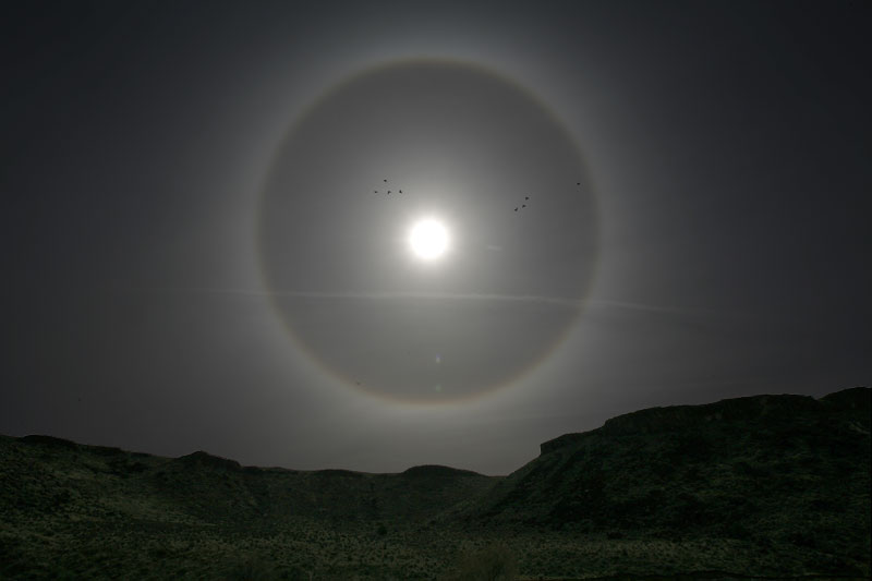 A Sun Halo over Utah