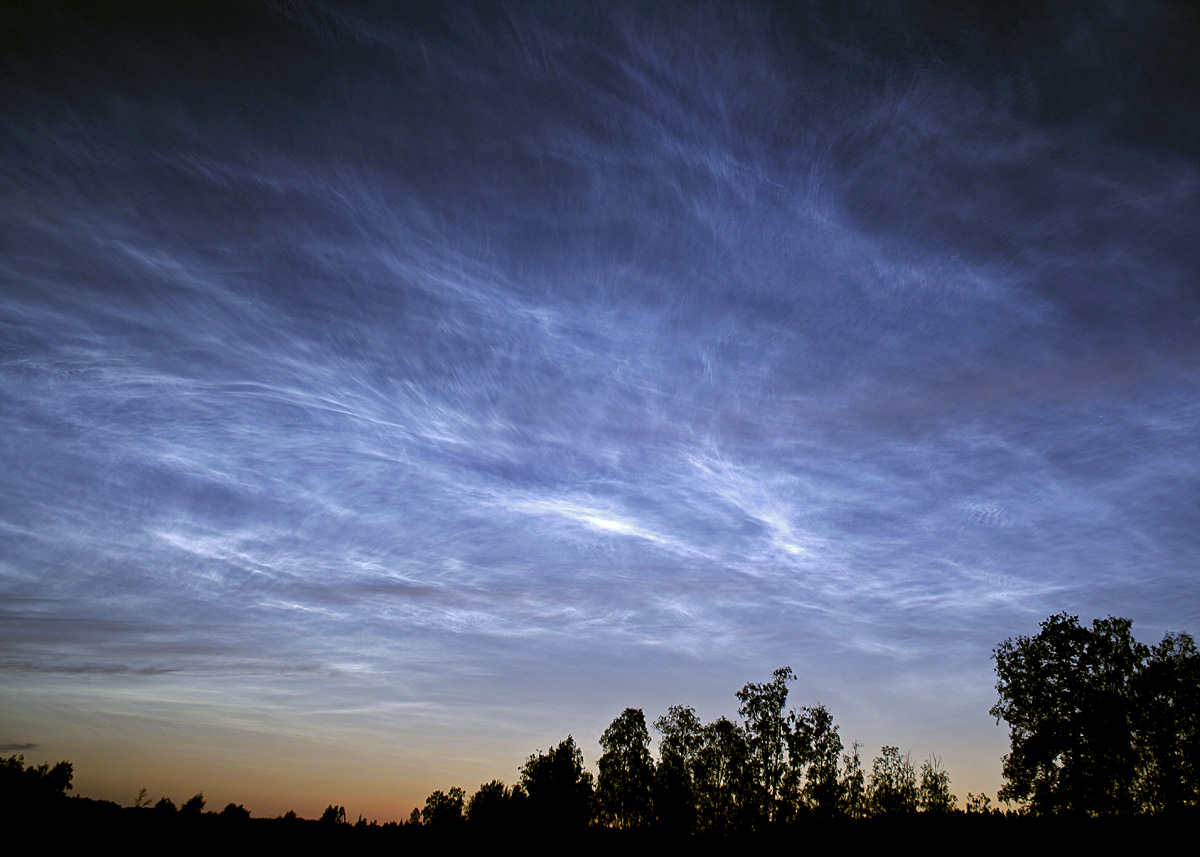 Noctilucent Clouds Over Sweden