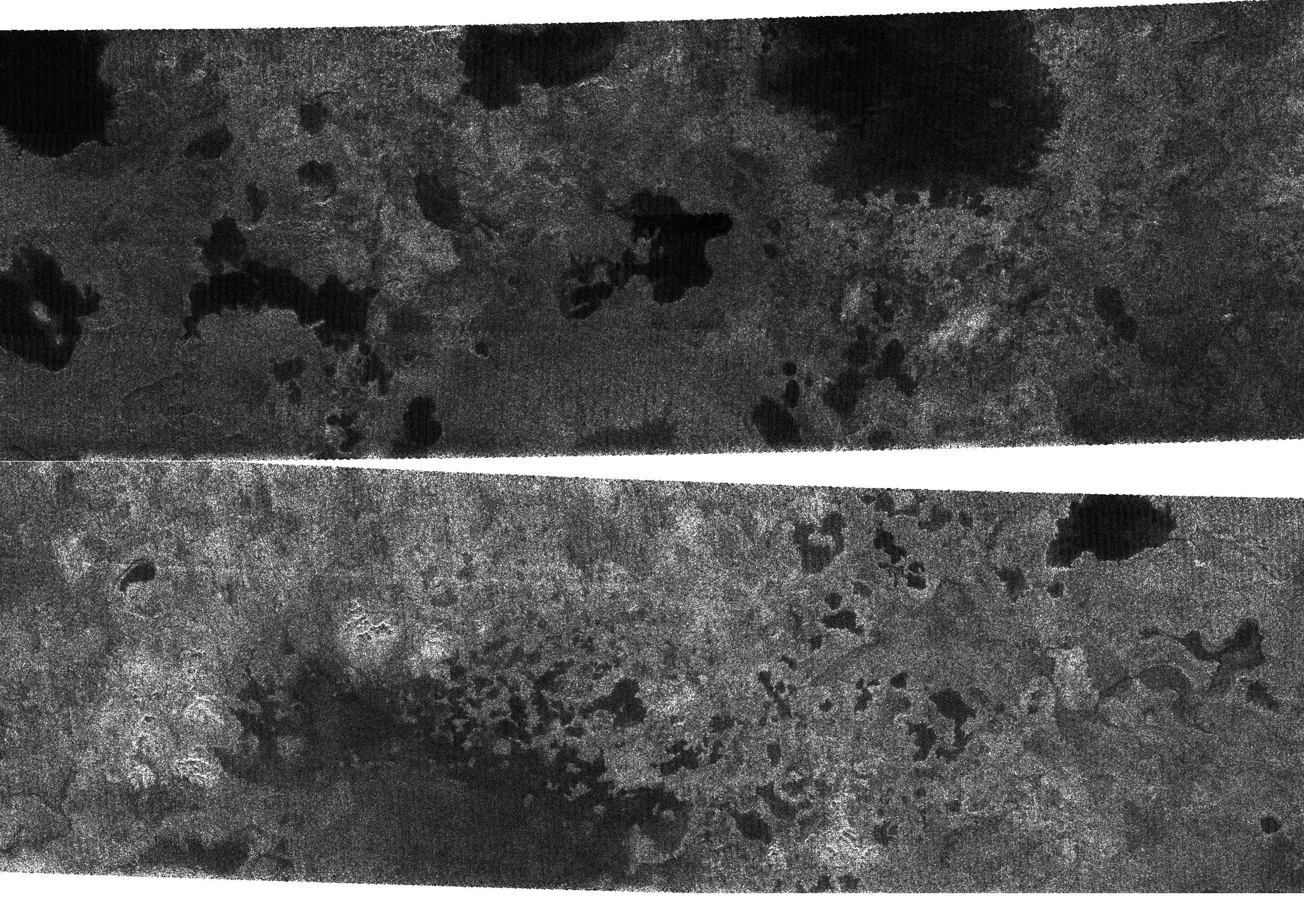 Possible Methane Lakes on Titan