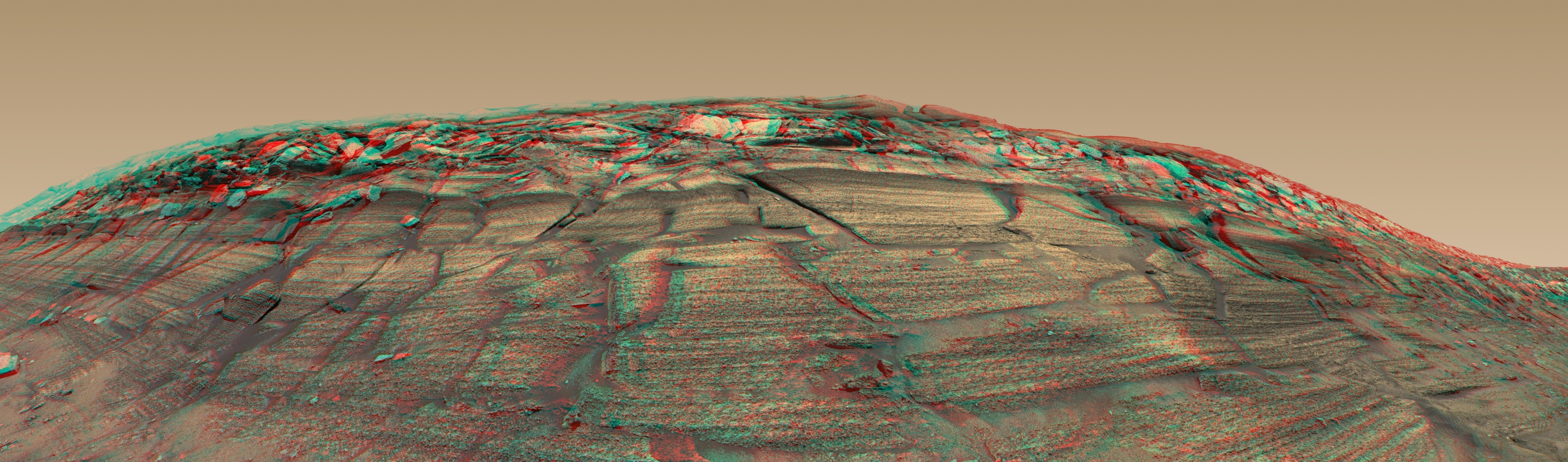 Burns Cliff Anaglyph