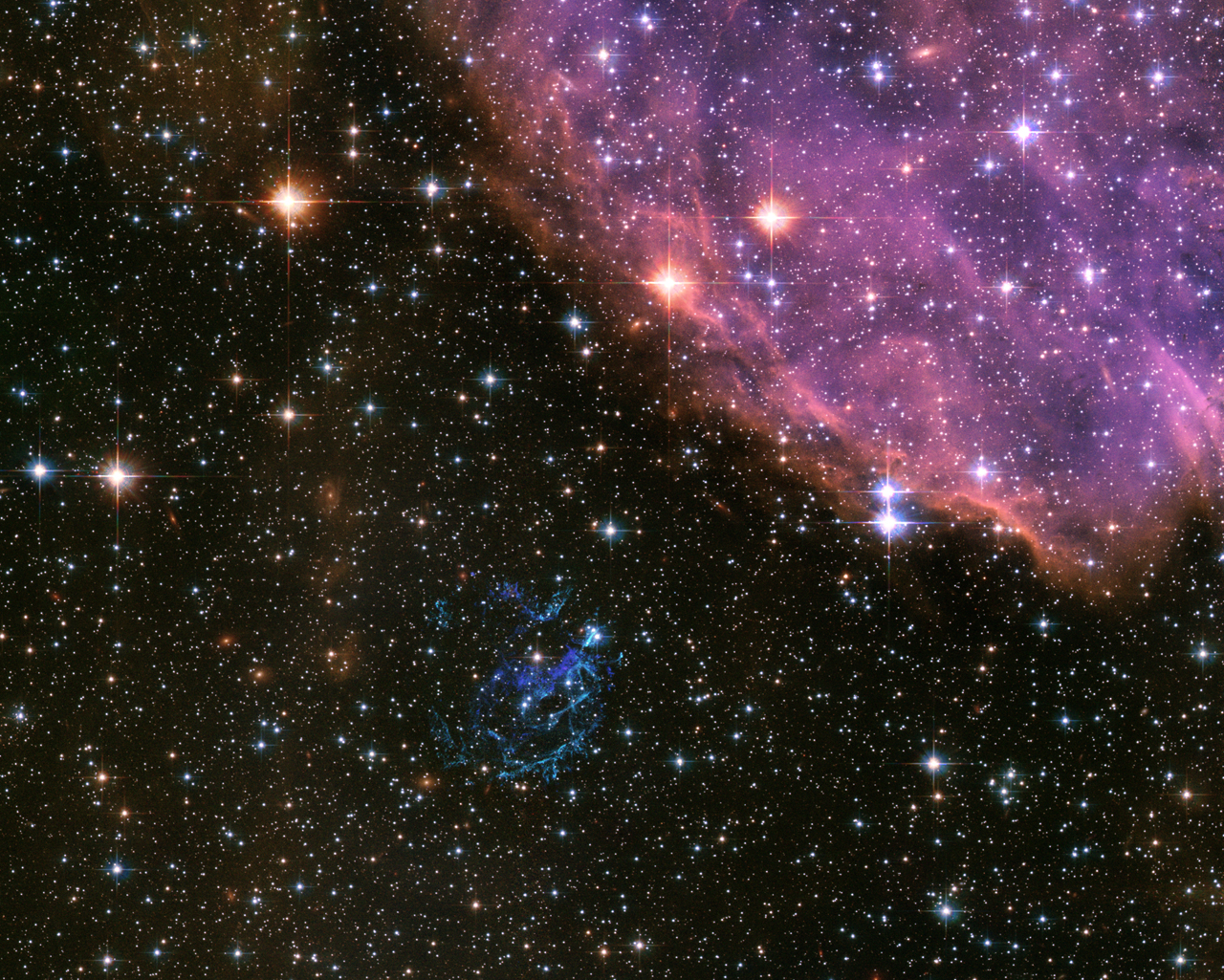 Supernova Remnant E0102 from Hubble