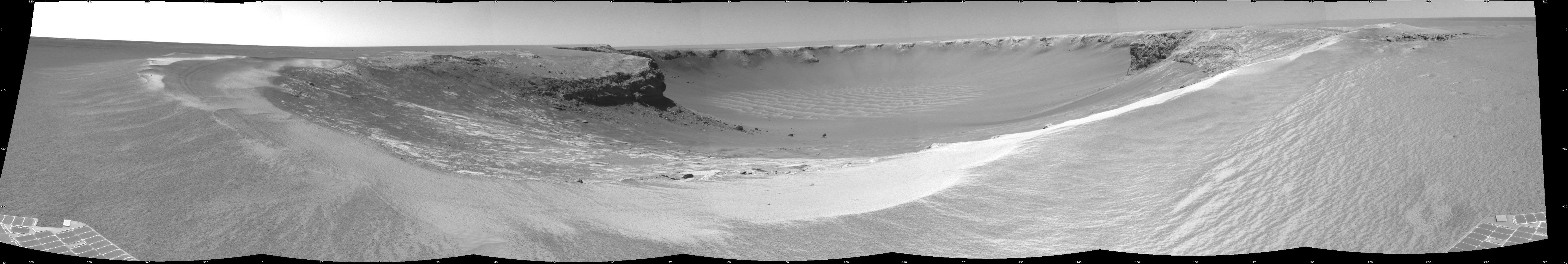 Victoria Crater on Mars