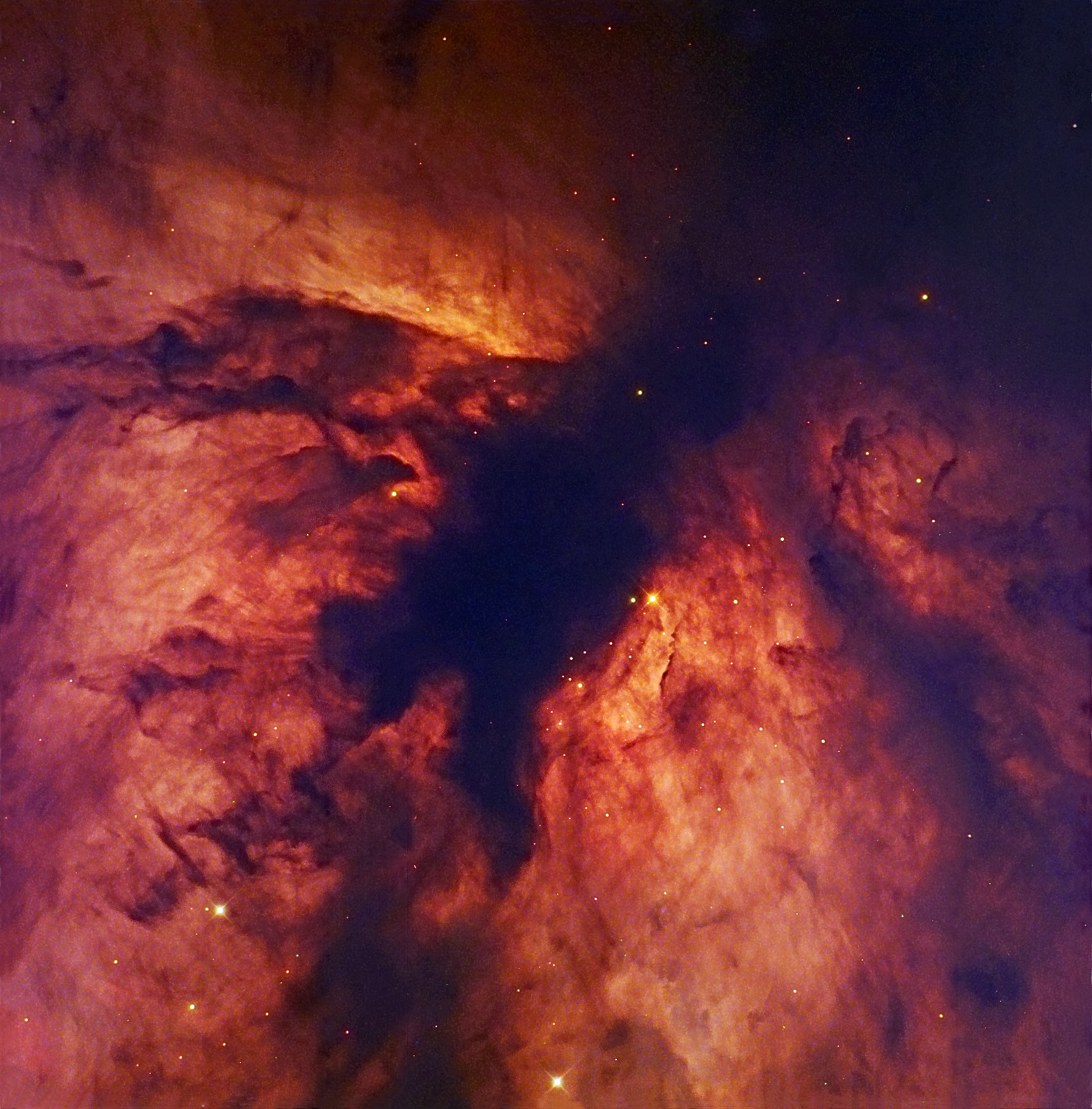 Flame Nebula Close-Up