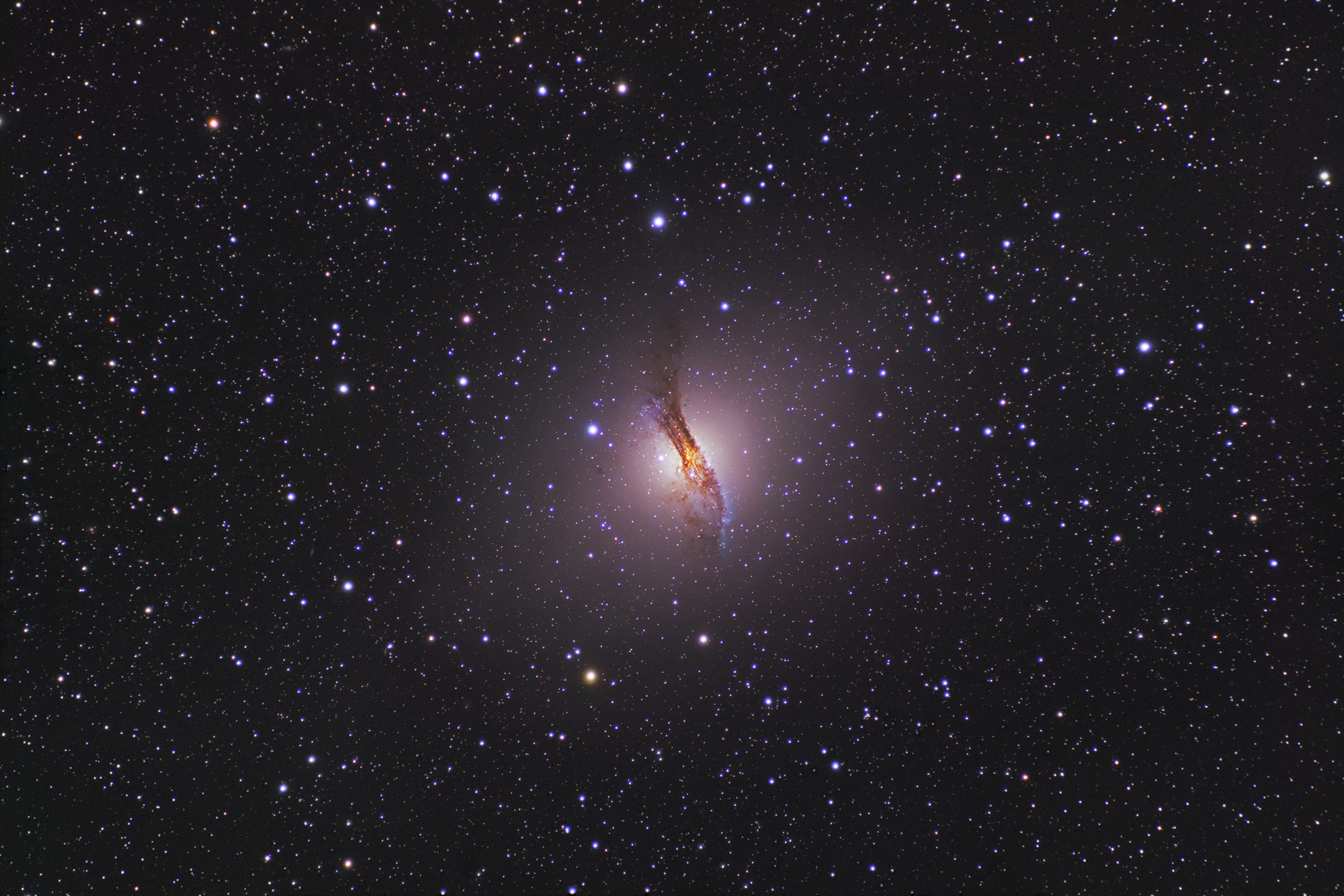Jumbled Galaxy Centaurus A