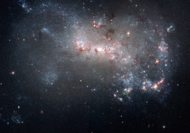 NGC 4449: Close-Up of a Small Galaxy