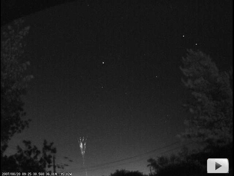 Gigantic Jets Over Oklahoma