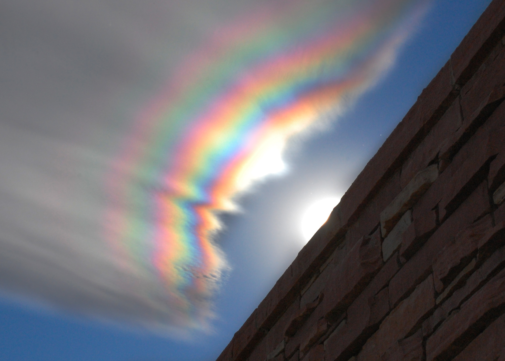 An Iridescent Cloud Over Colorado