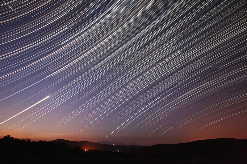 Star Trails at Dawn
