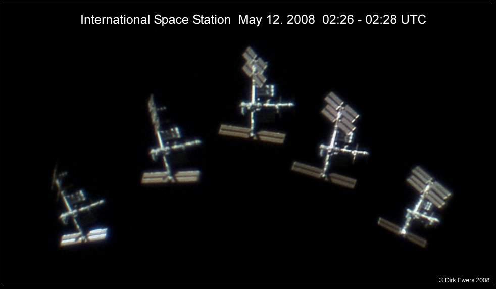 Space Station in the Sun