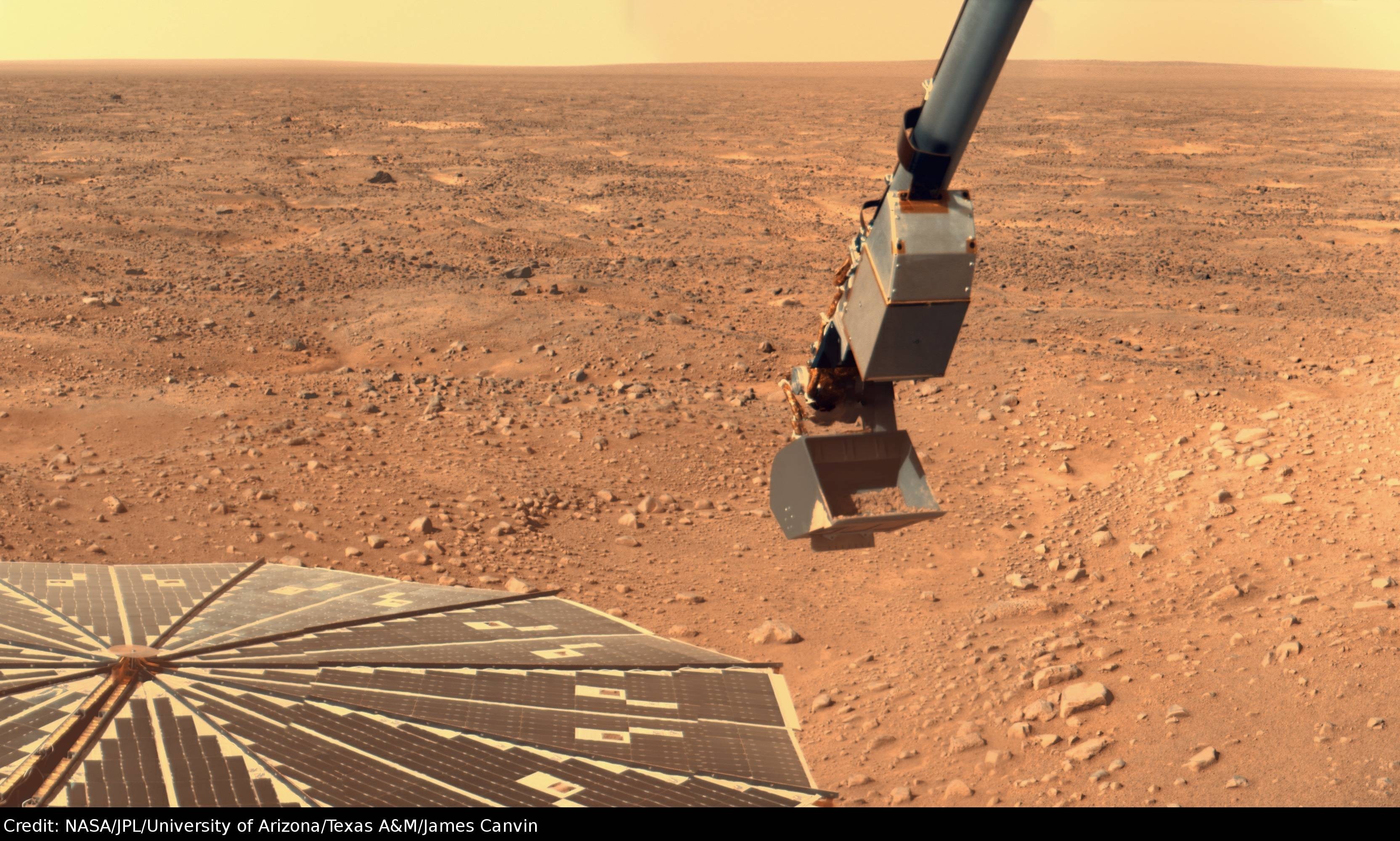 Phoenix Digs for Clues on Mars