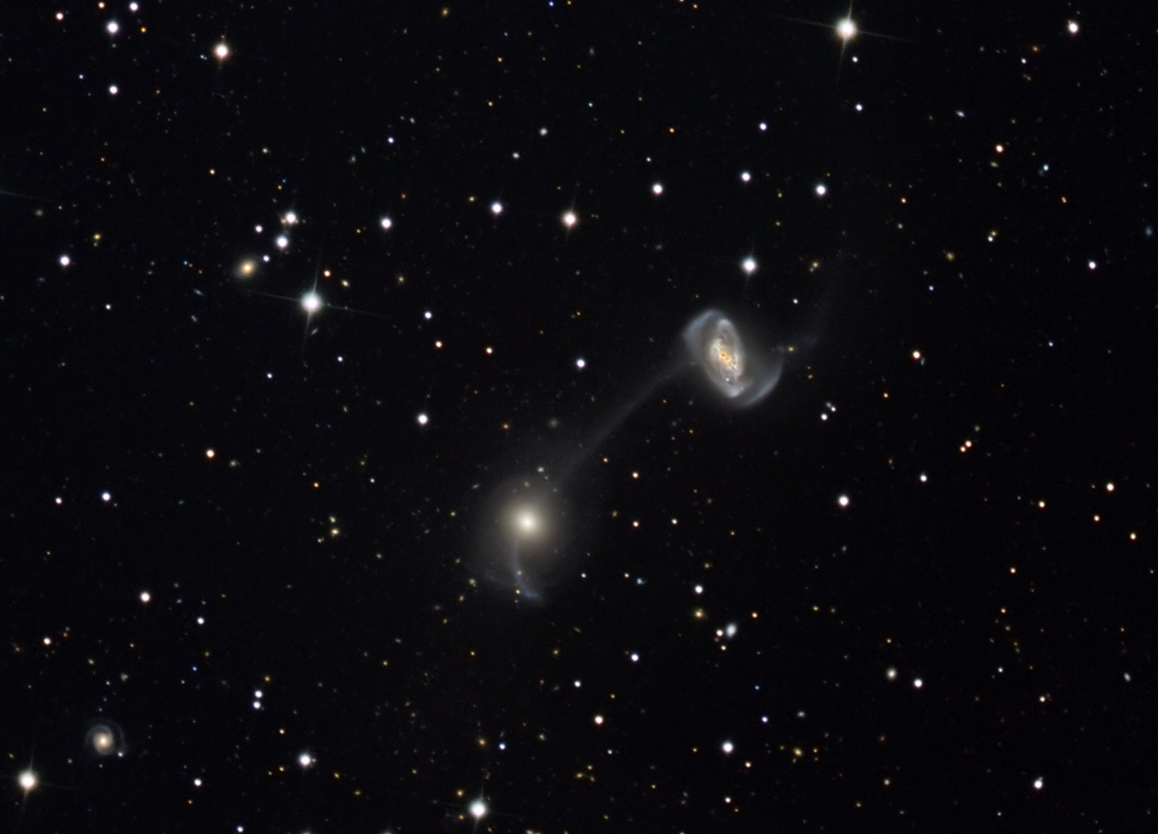 Galaxies on a String