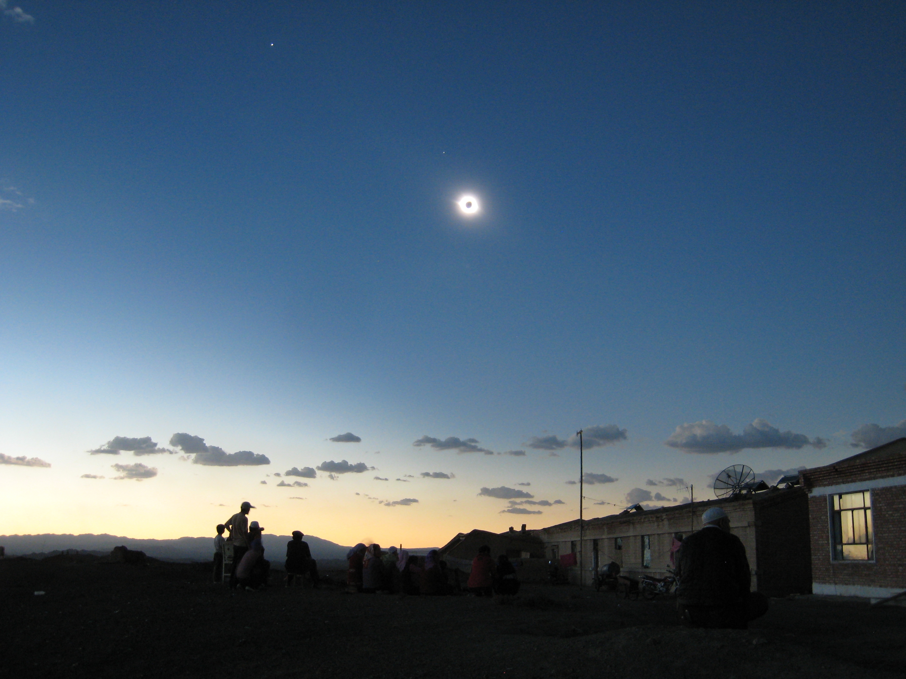 A Total Solar Eclipse Over China