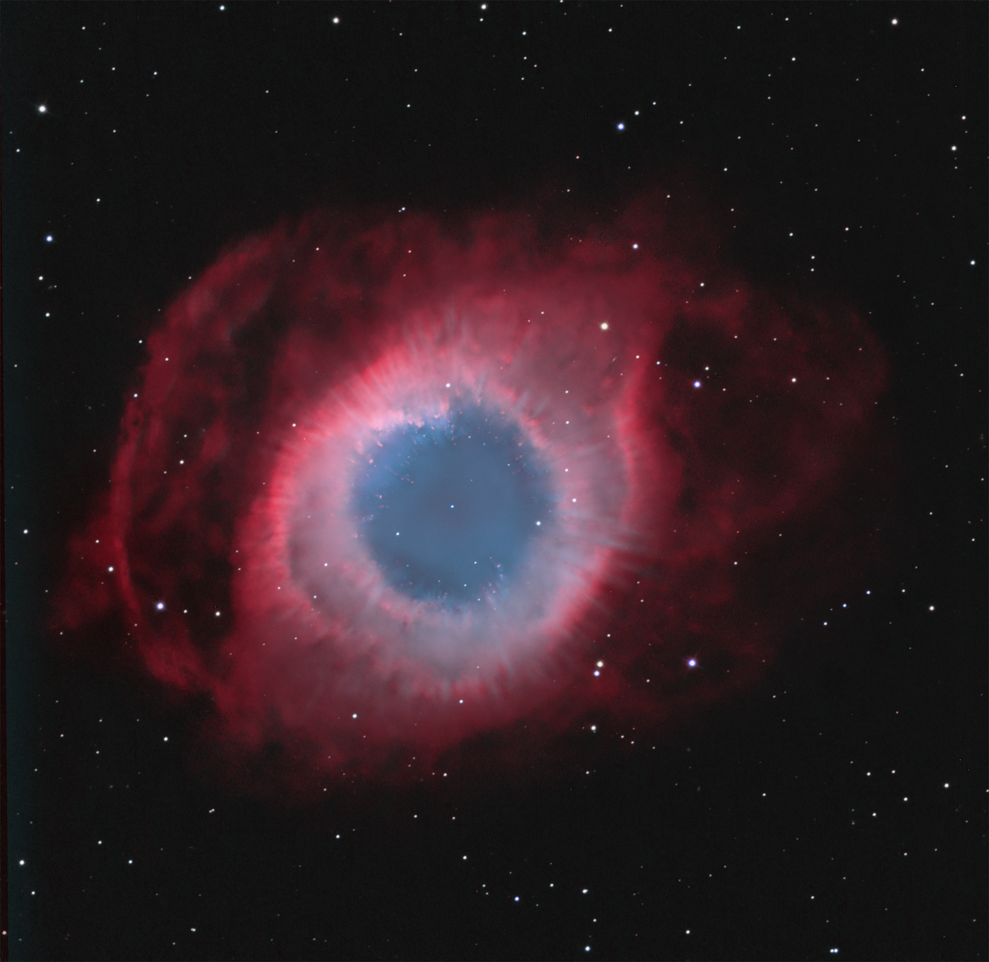 Spokes in the Helix Nebula