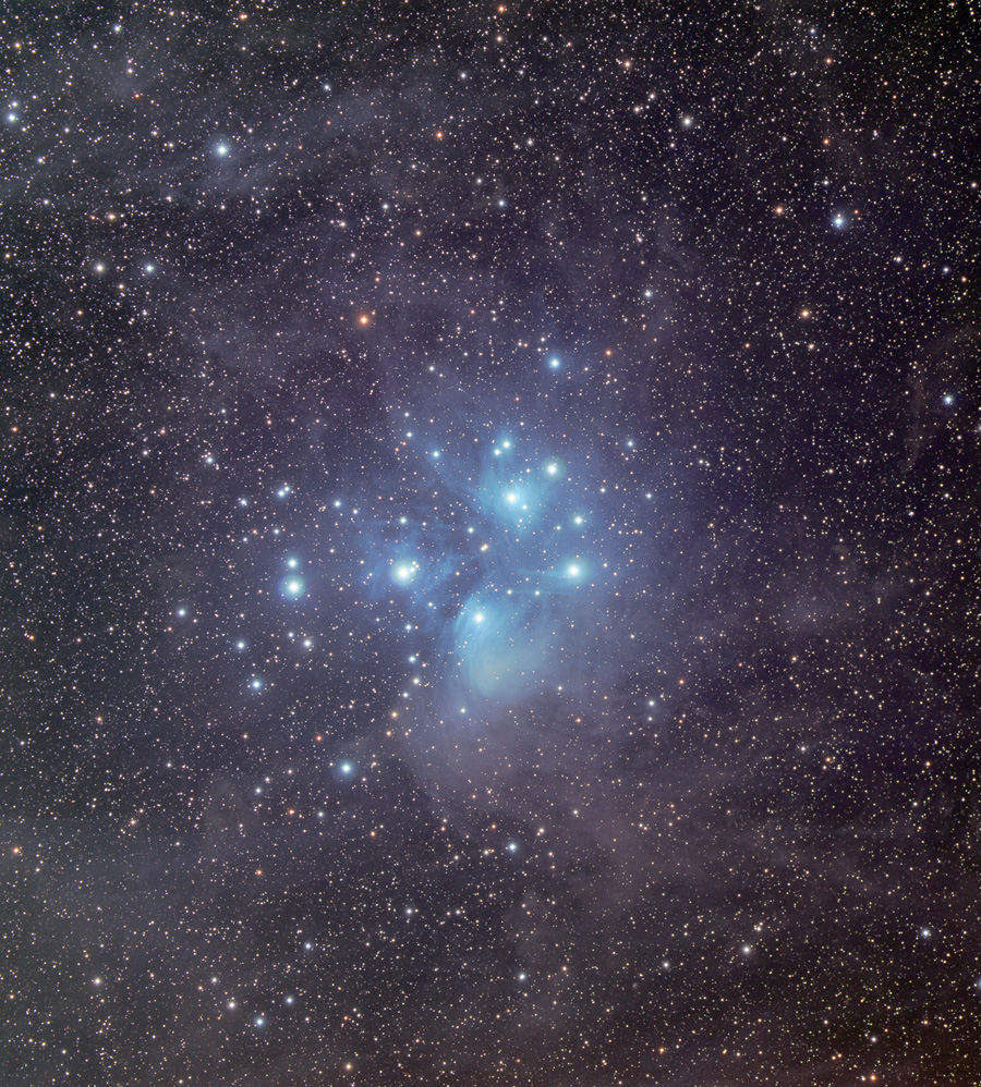 M45: The Pleiades Star Cluster