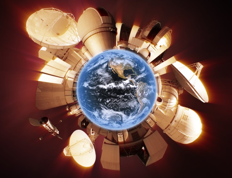 Around the World in 80 Telescopes