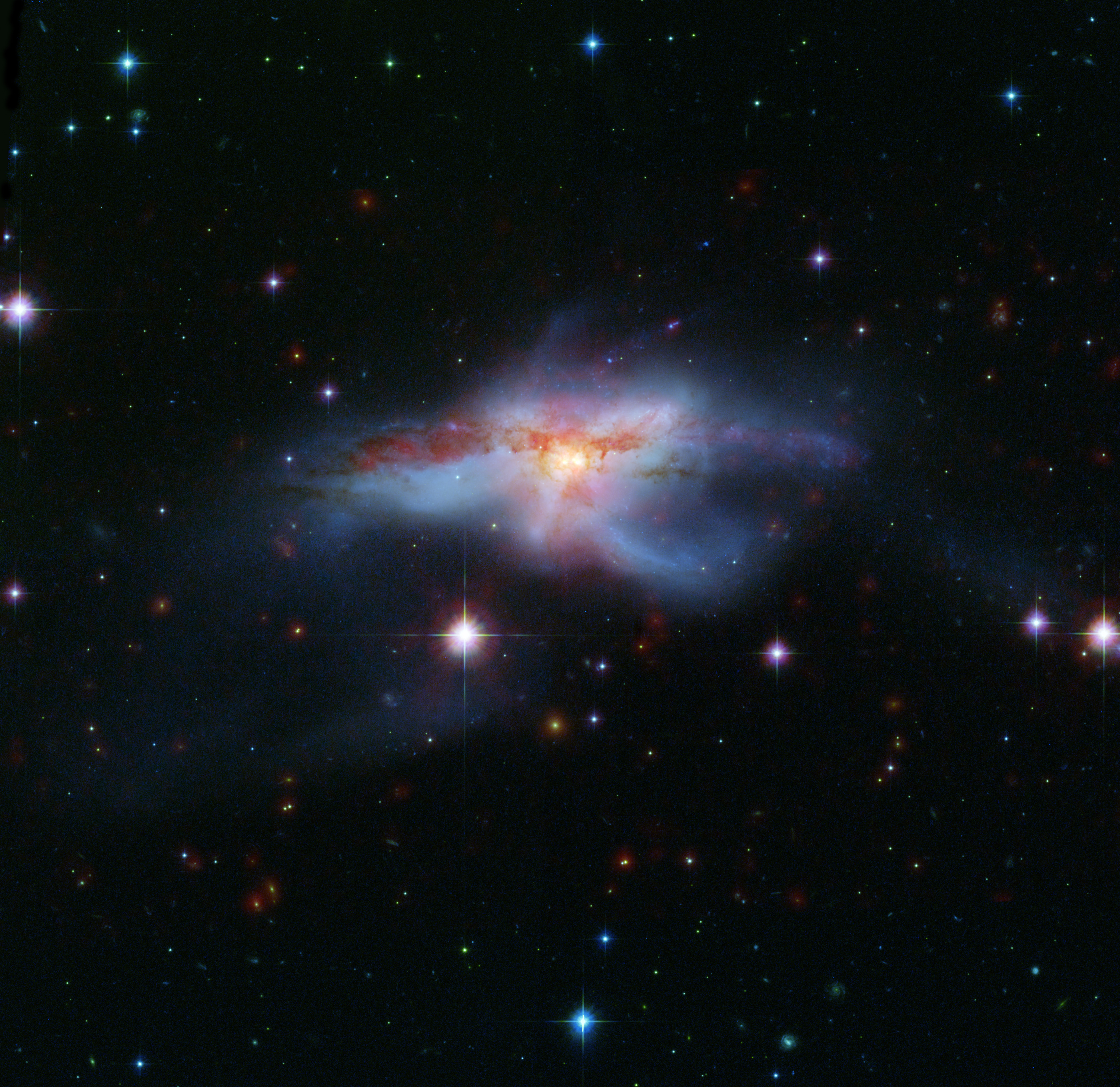 NGC 6240: Merging Galaxies