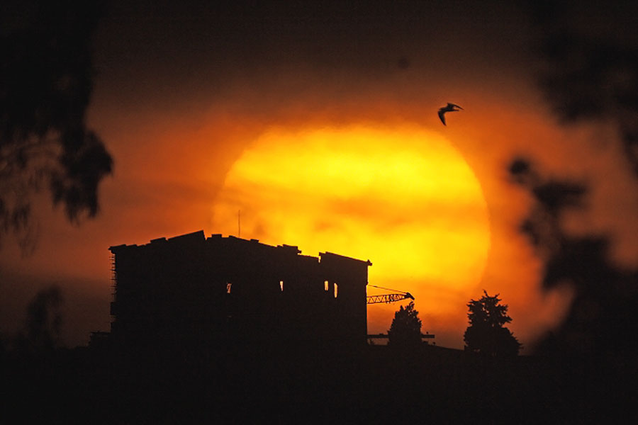 Sunrise over the Parthenon