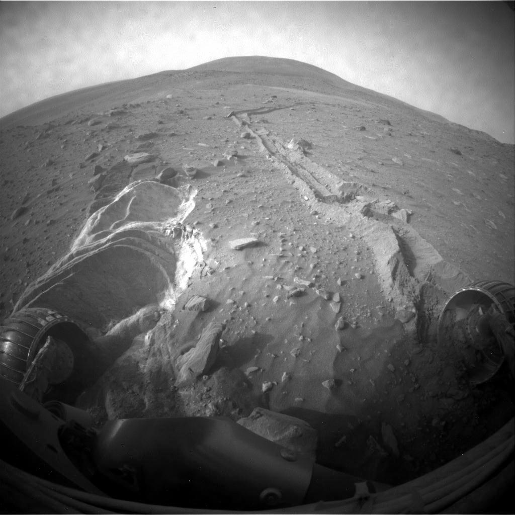 Spirit Encounters Soft Ground on Mars