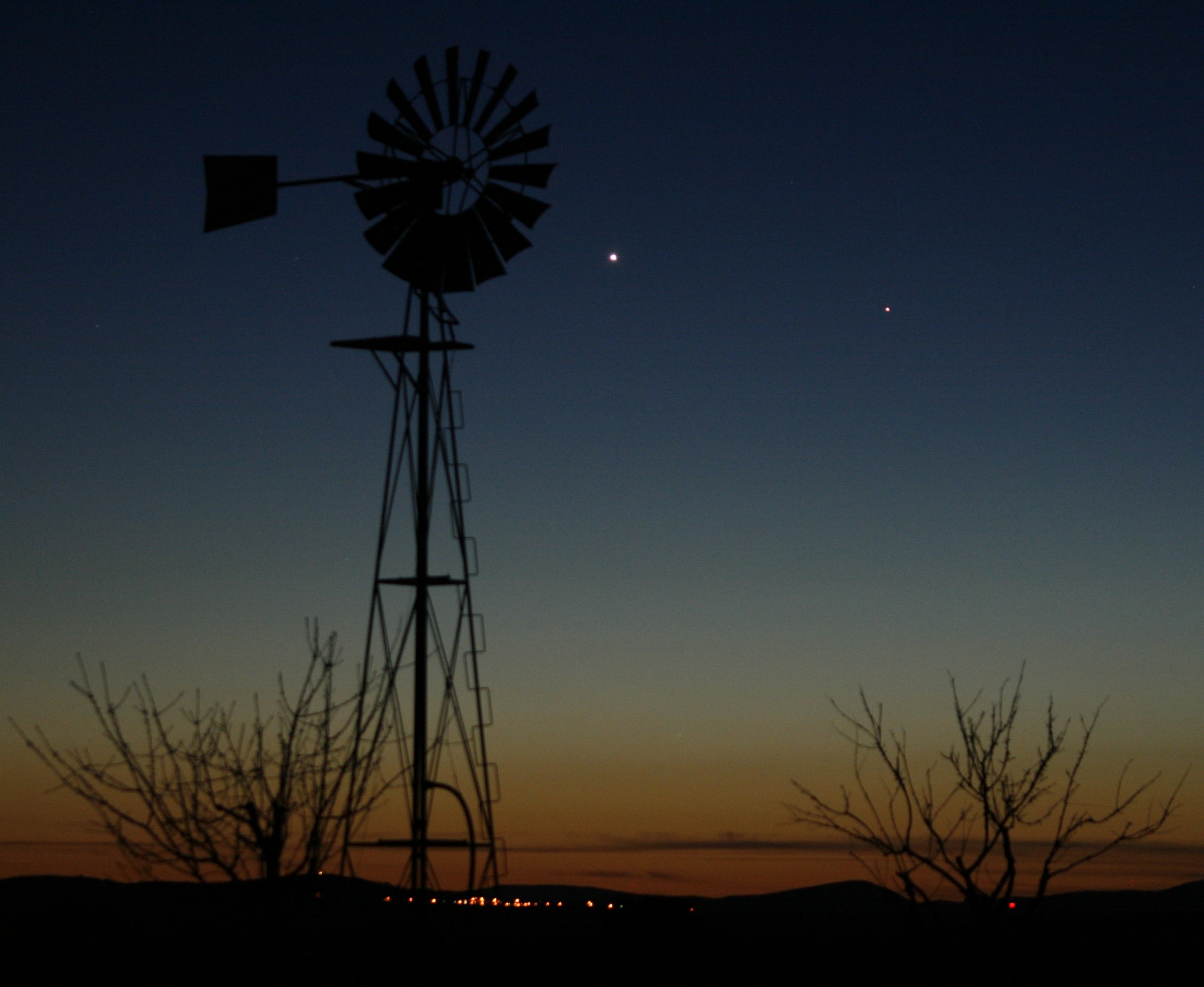 Venus and Mercury in the West