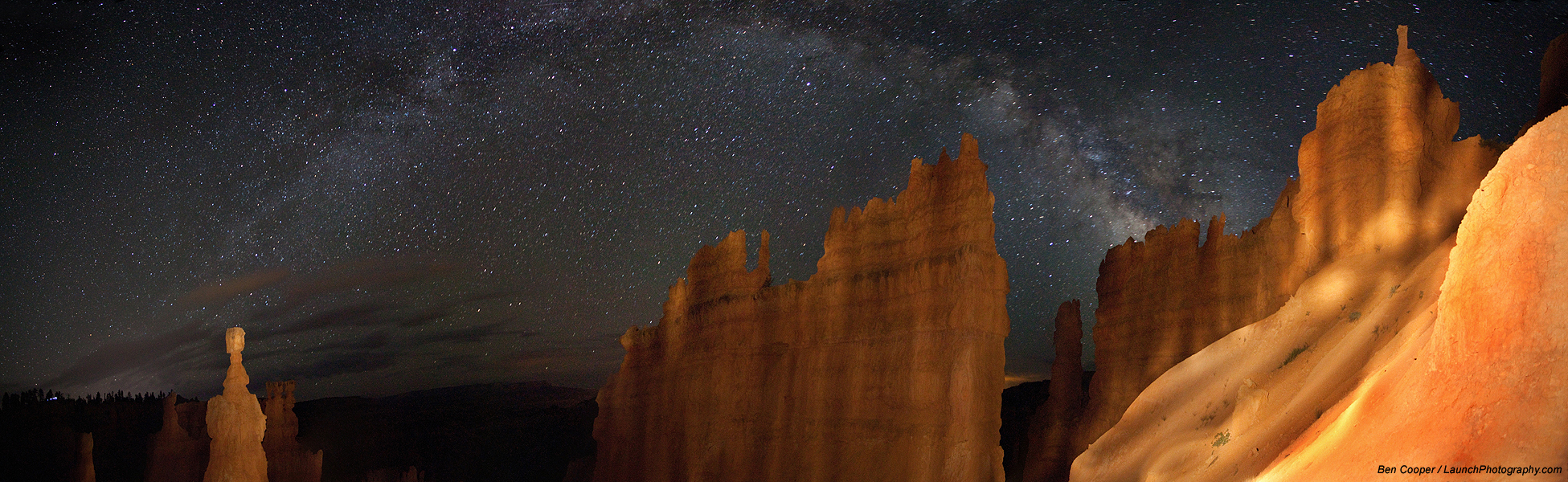 The Milky Way Over Bryce Canyon