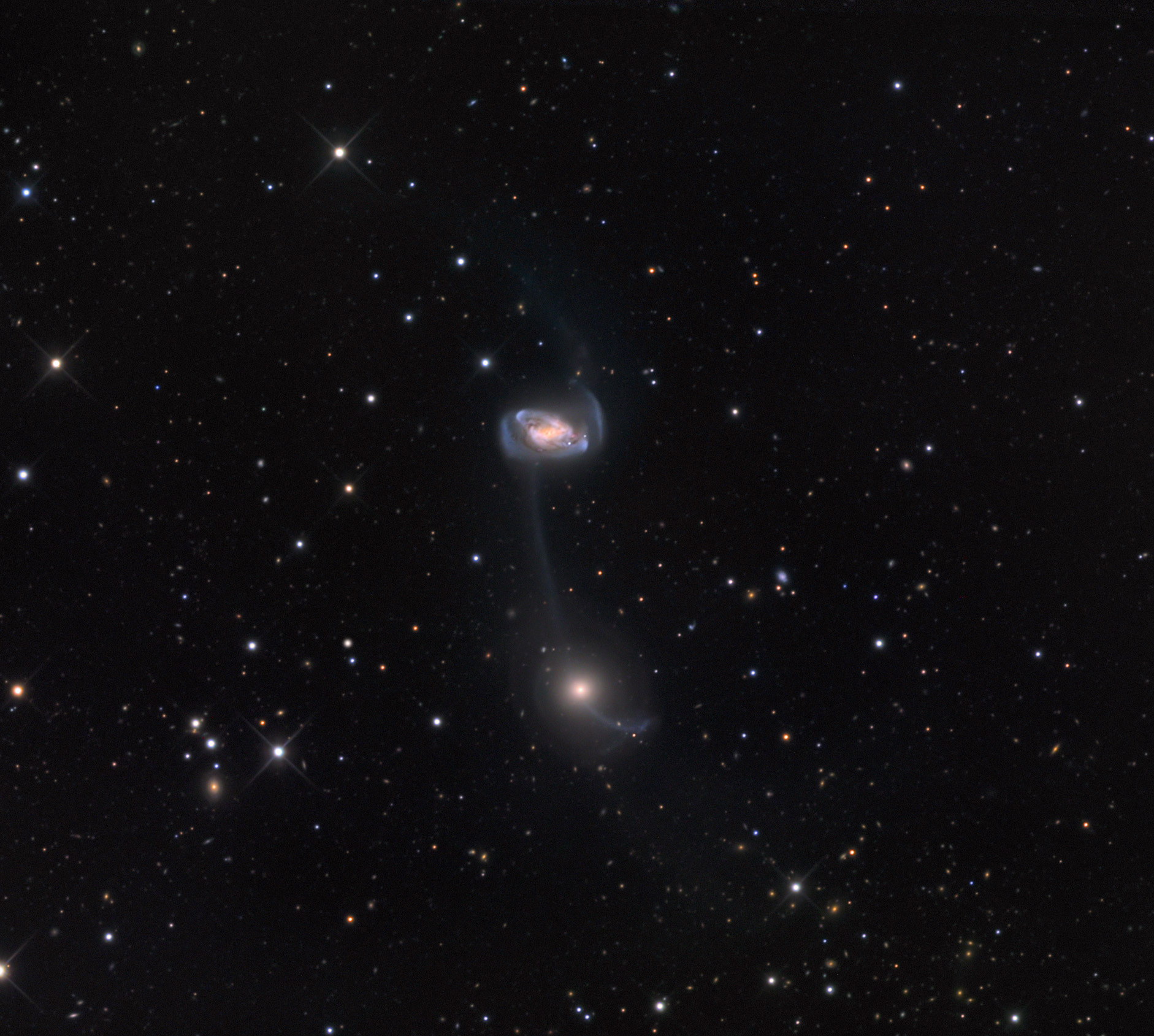 Galaxies on a String