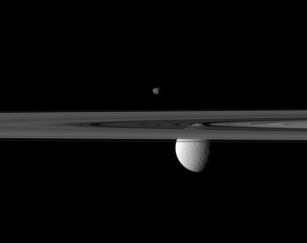 Moons Beyond the Rings of Saturn
