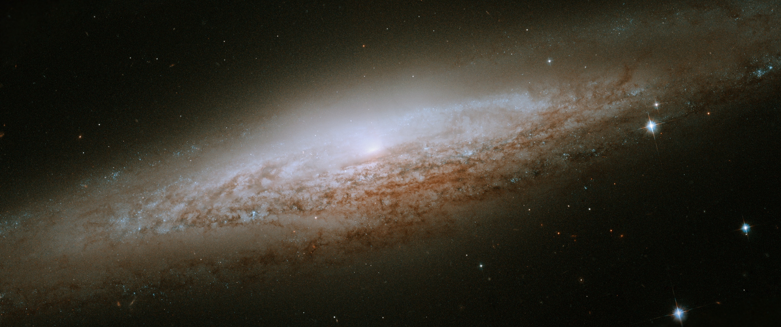NGC 2683: Spiral Edge-On