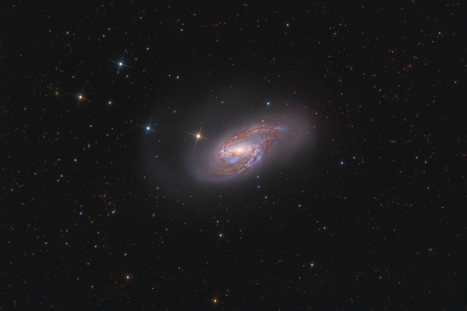 Spiral Galaxy M66
