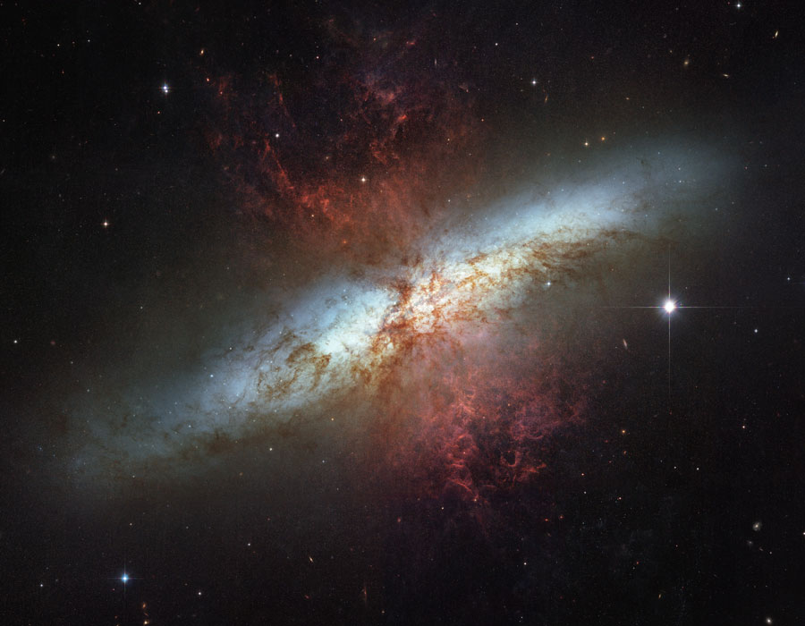 M82: Galaxy with a Supergalactic Wind