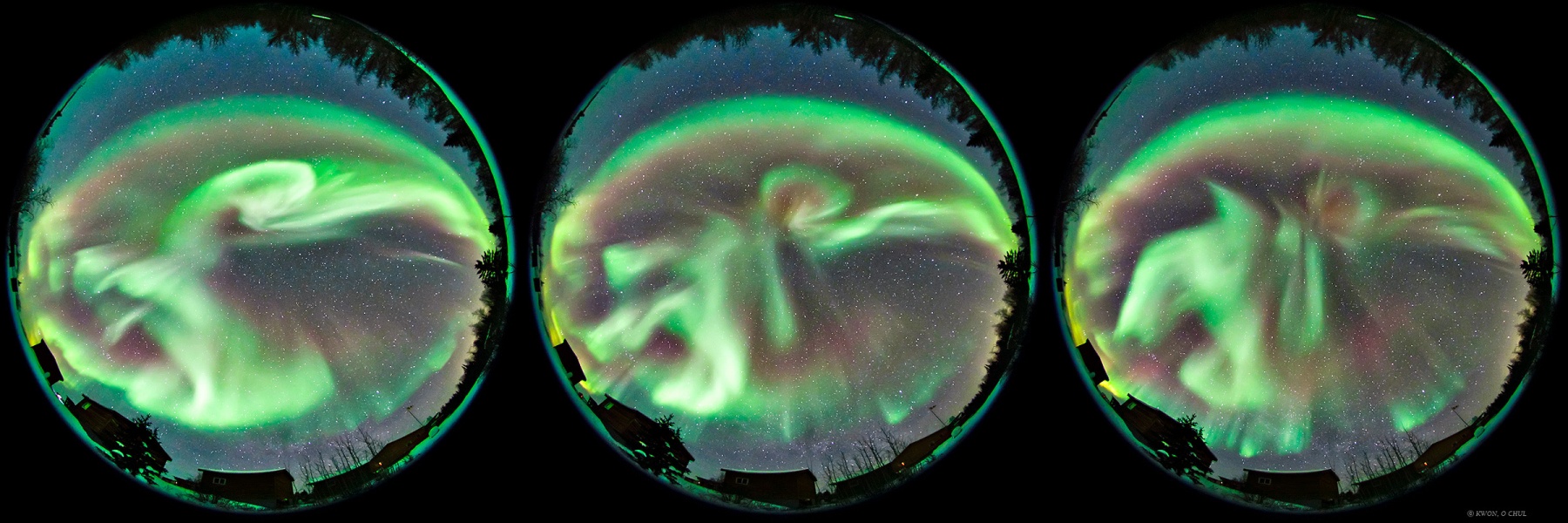 Auroral Substorm over Yellowknife