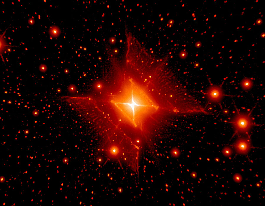 MWC 922: The Red Square Nebula