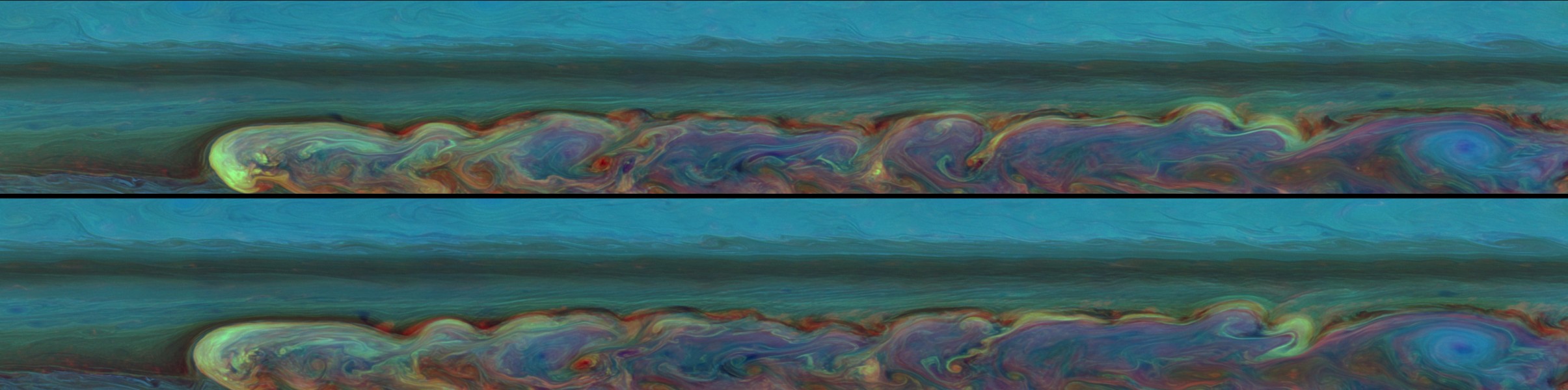 Saturn Storm Panoramas