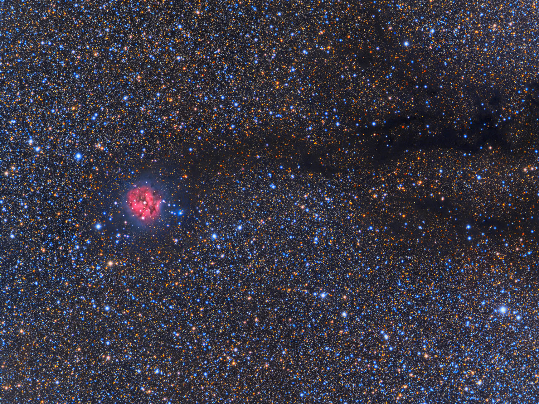 Cocoon Nebula Wide Field
