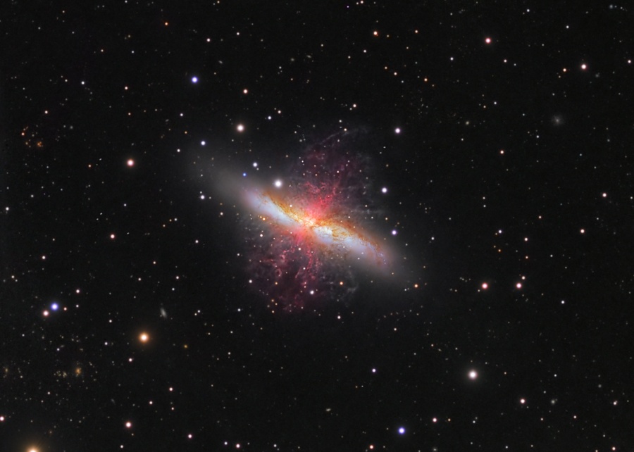 M82: Starburst Galaxy with a Superwind