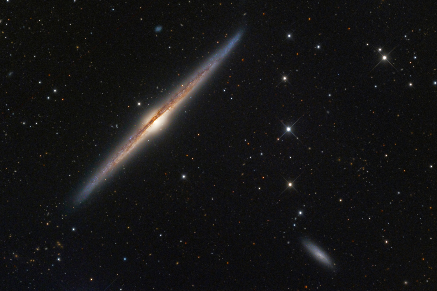 NGC 4565: Galaxy on Edge