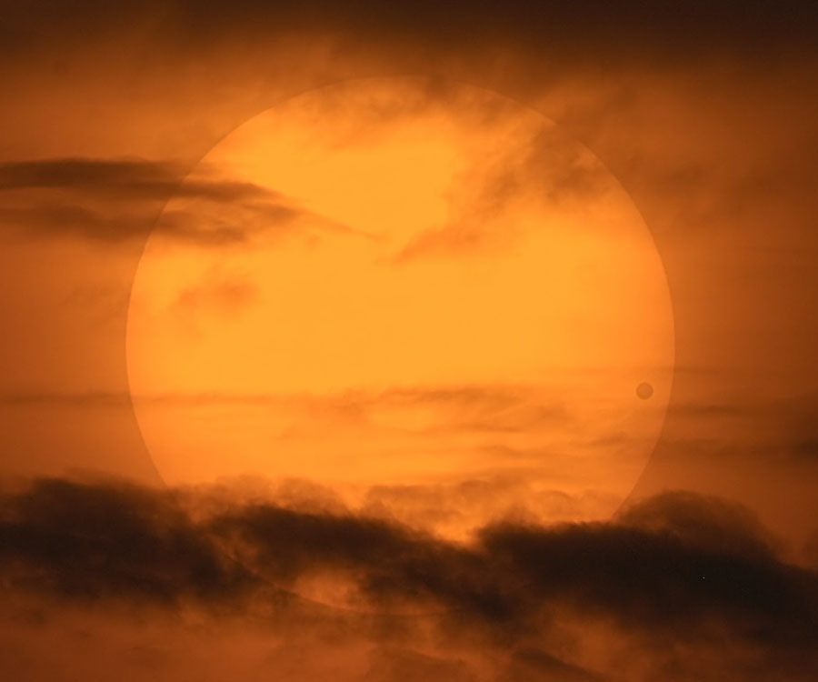 A Picturesque Venus Transit