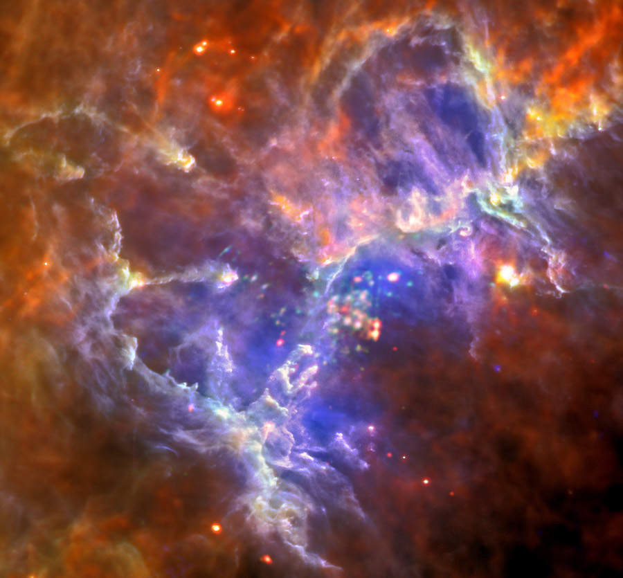 Inside the Eagle Nebula