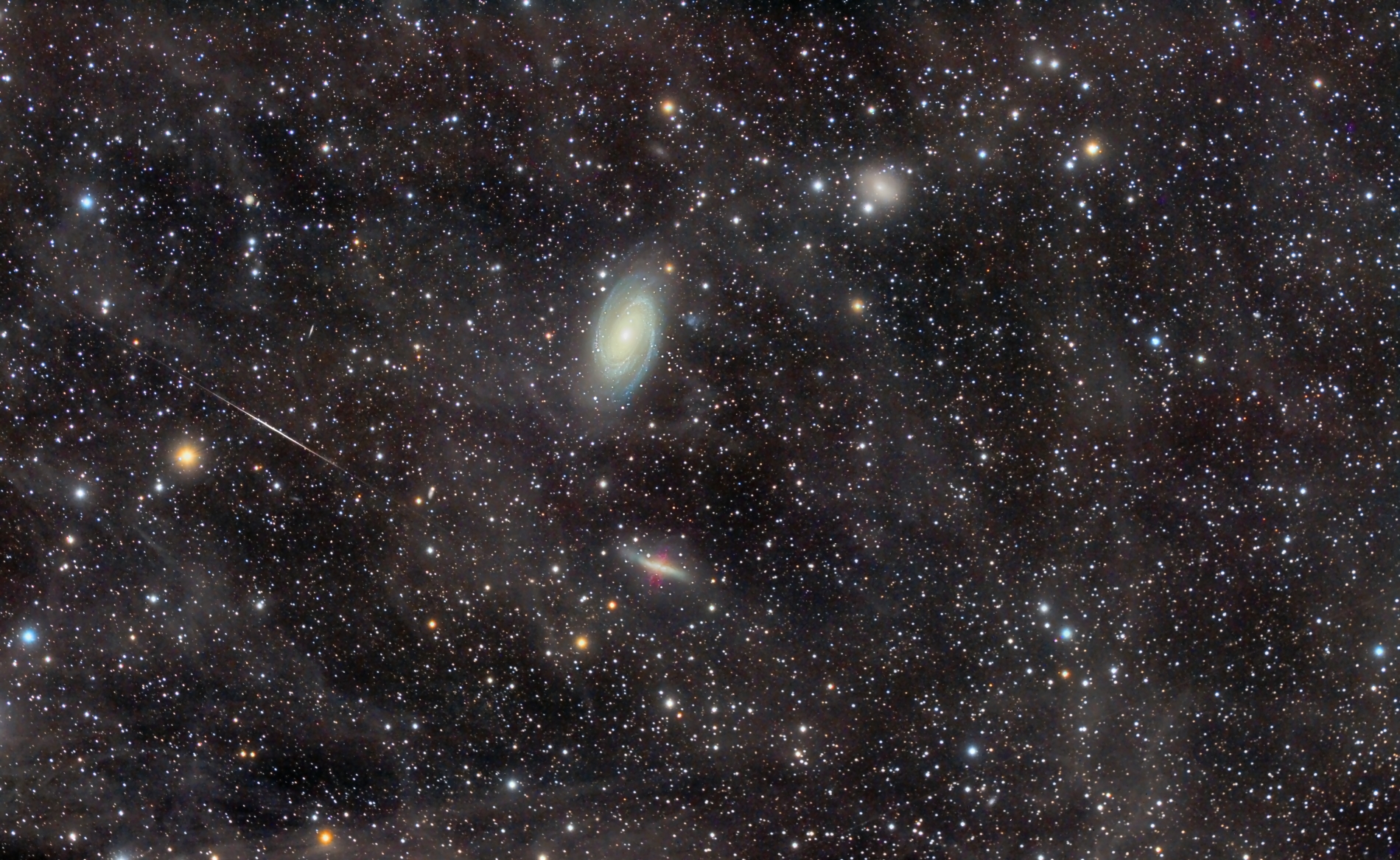 The M81 Galaxy Group Through the Integrated Flux Nebula