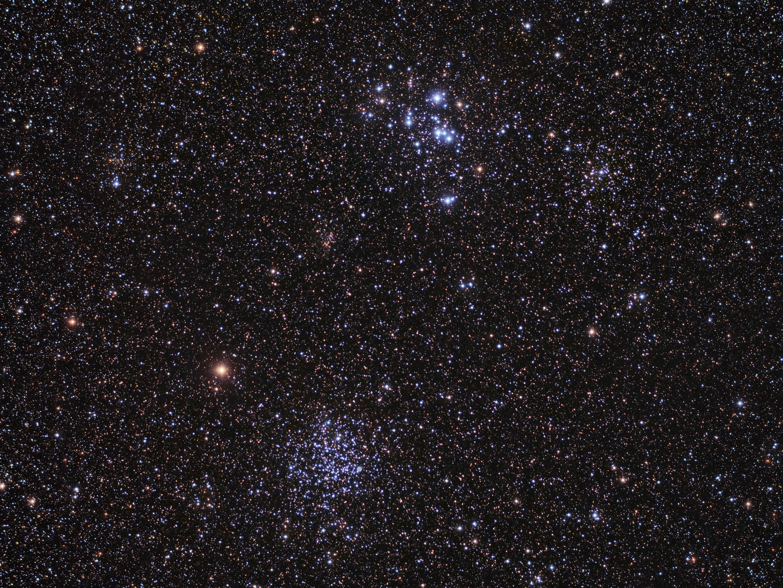 M46 & M47: Star Clusters Young and Old