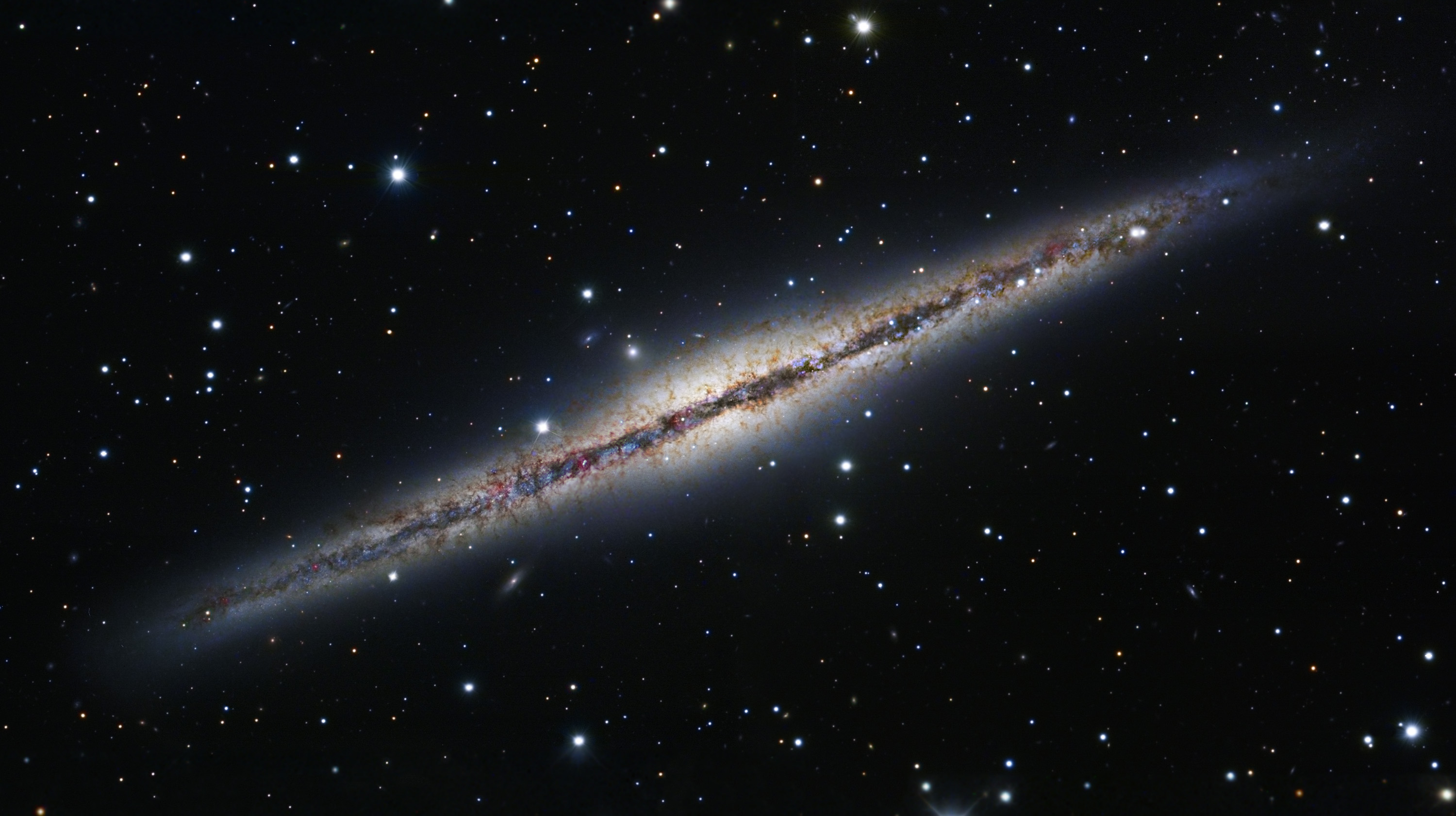 At the Edge of NGC 891