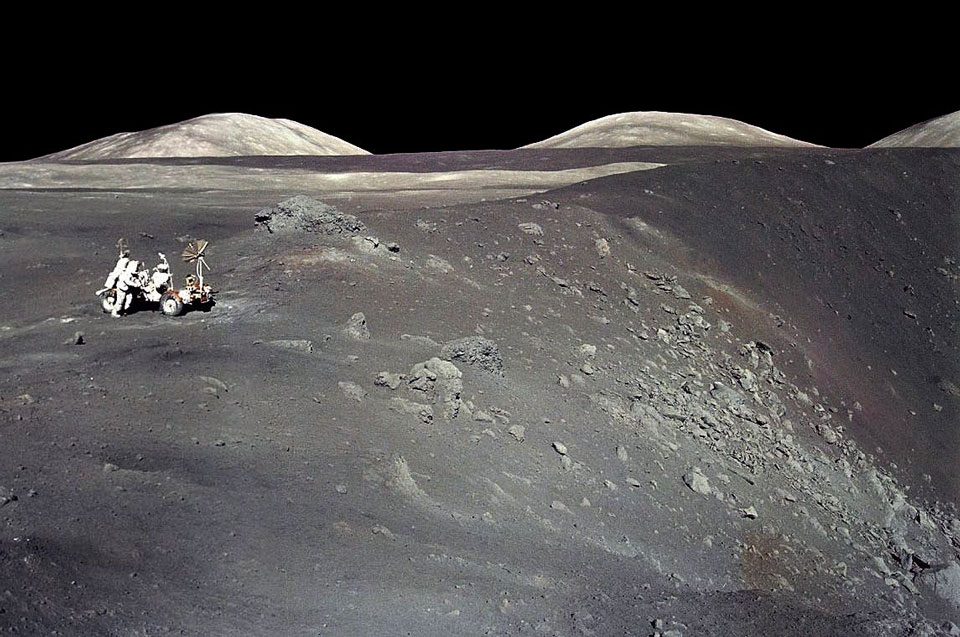 Apollo 17 at Shorty Crater
