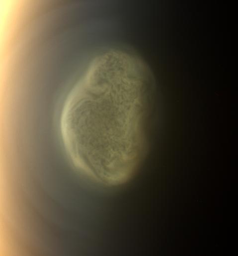 South Polar Vortex Discovered on Titan