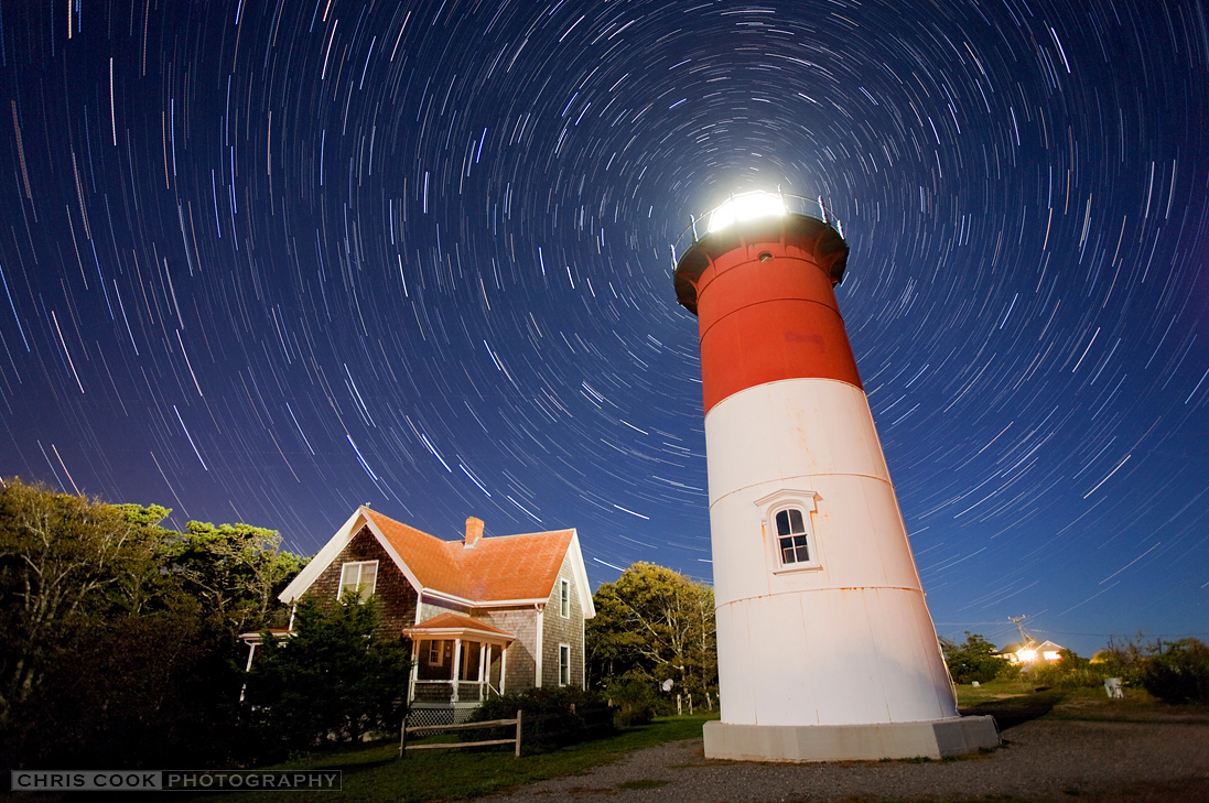 Nauset Light Star Trails