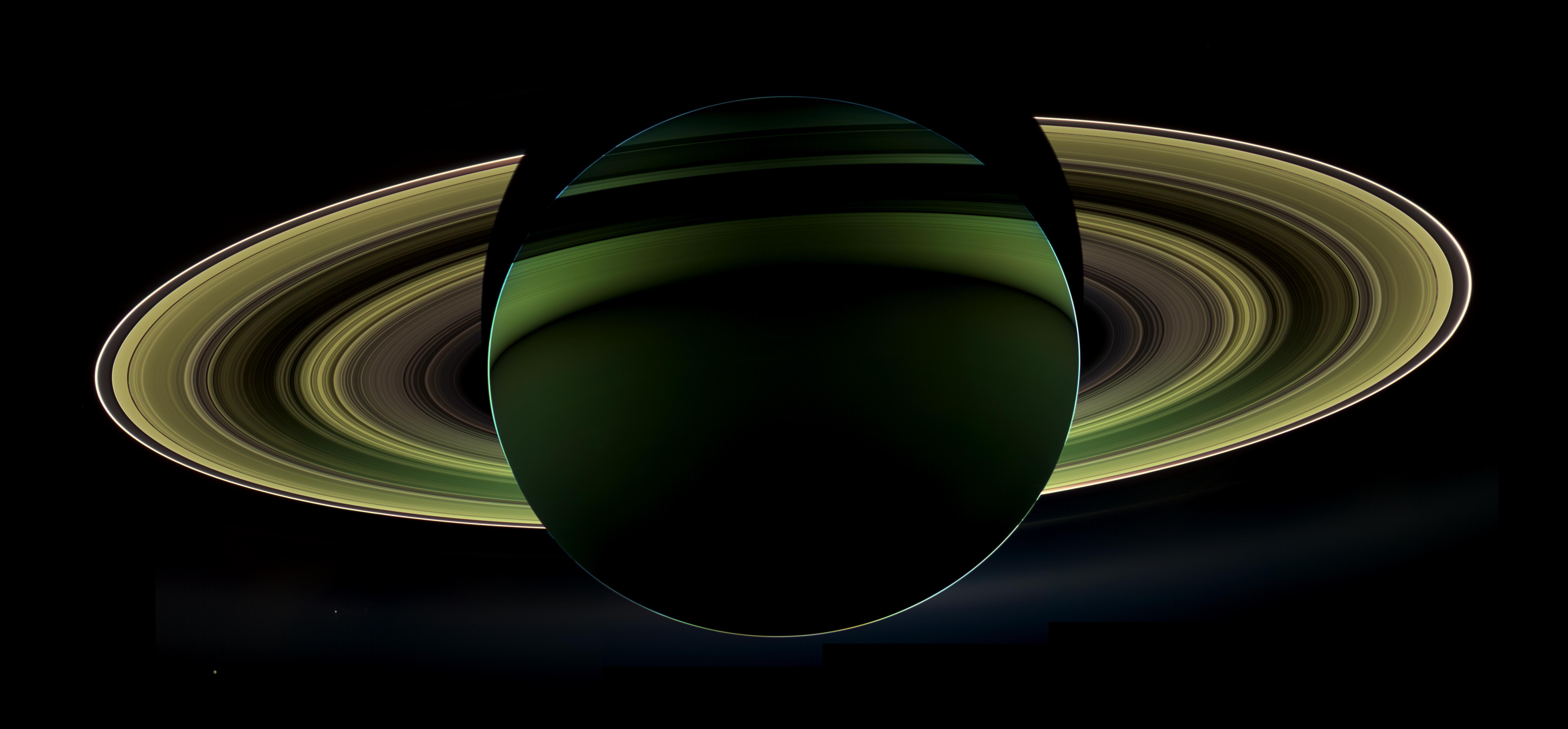 Saturn at Night