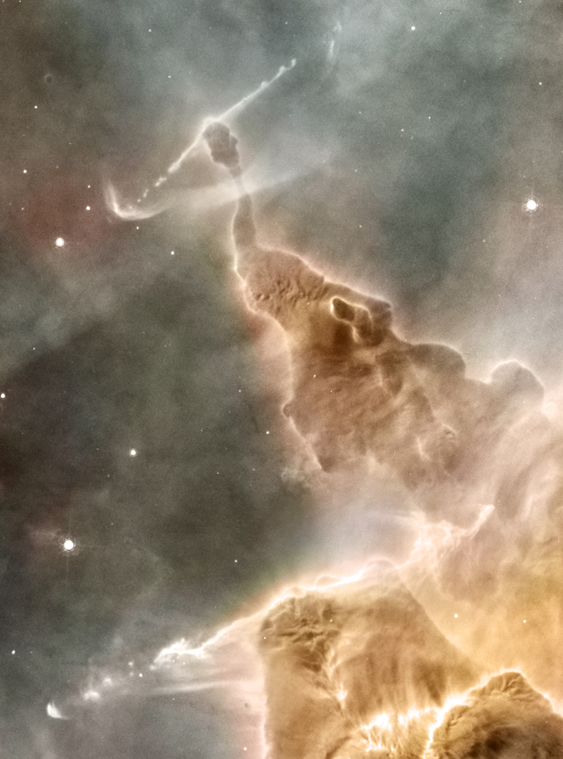 Dust Pillar of the Carina Nebula