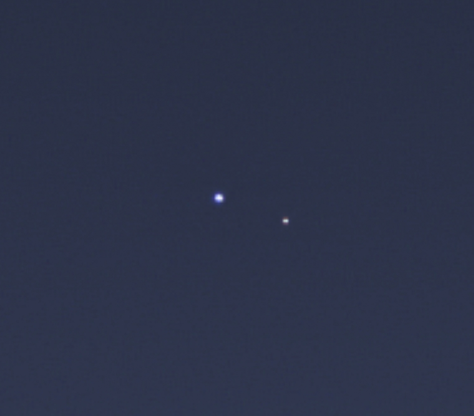 Earth and Moon from Saturn