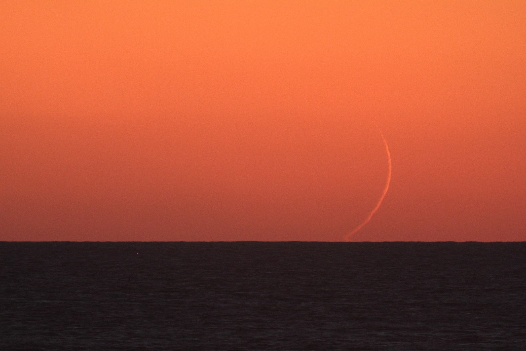 Moonset from Taiwan