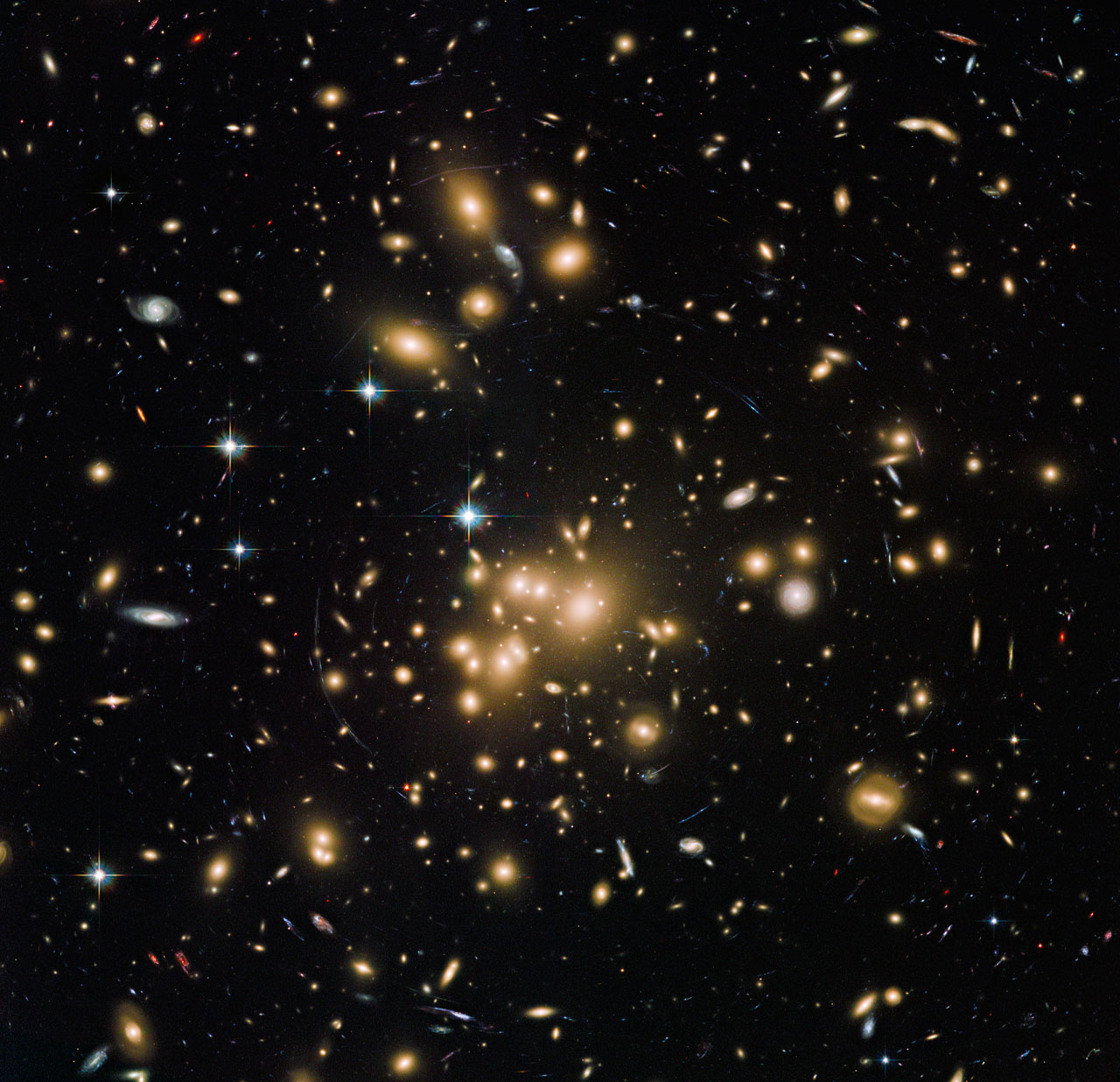Galaxy Cluster Abell 1689 Deflects Light
