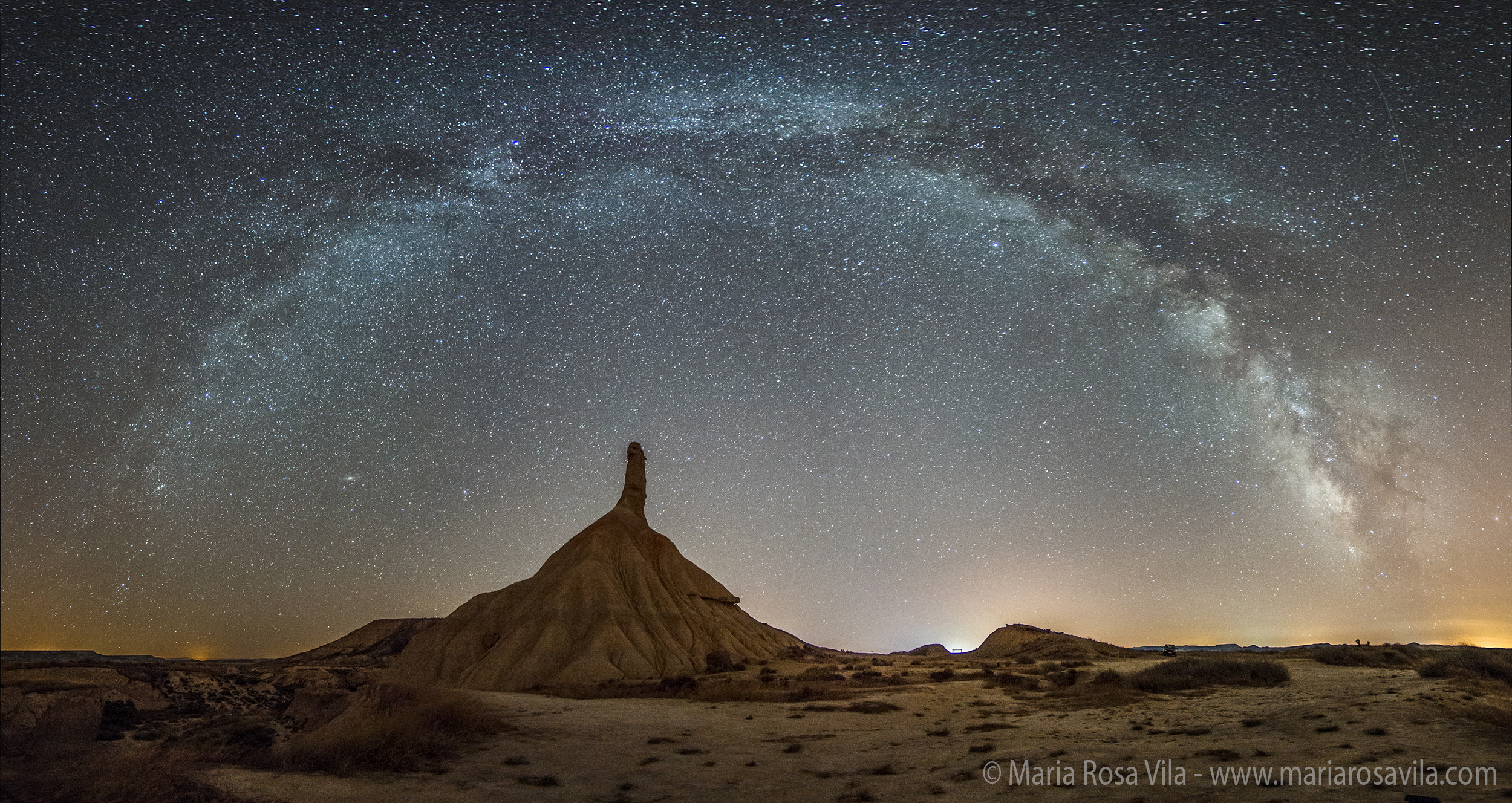 Milky Way Over Spain's Bardenas Reales