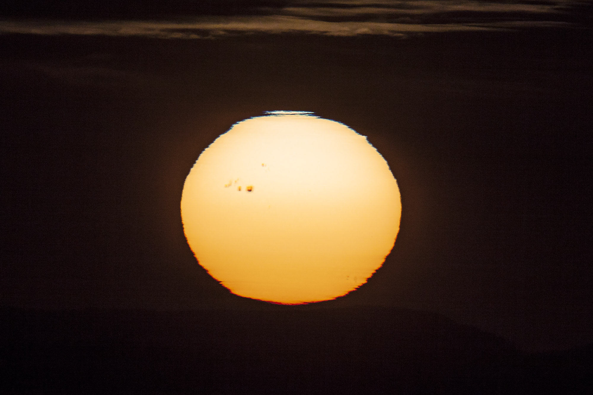 Sunspot at Sunset